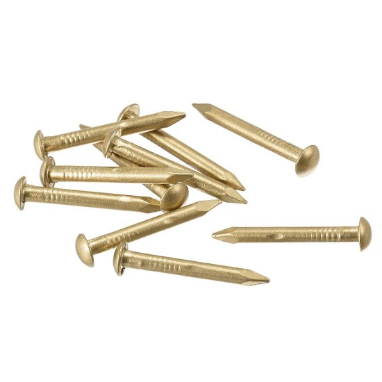 10pcs Small Tiny Brass Nails for Wooden Boxes Household Accessories