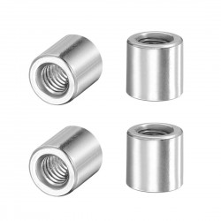 Weld On Bung Nut Threaded 201 Stainless Steel Insert Weldable 4pcs